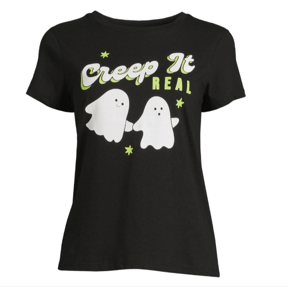 Glow In The Dark Graphic Tee with Short Sleeves,